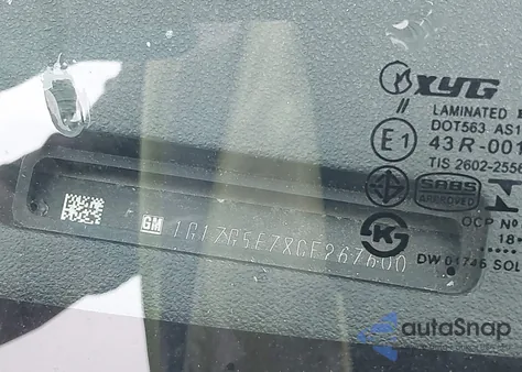 2012 Chevrolet Malibu 2Lz из США, поврежденный, VIN 1G1ZG5E78CF267600